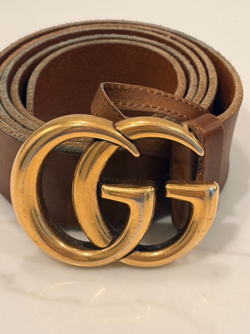 Gucci Double G Marmont Wide Belt - Picture 2 of 4